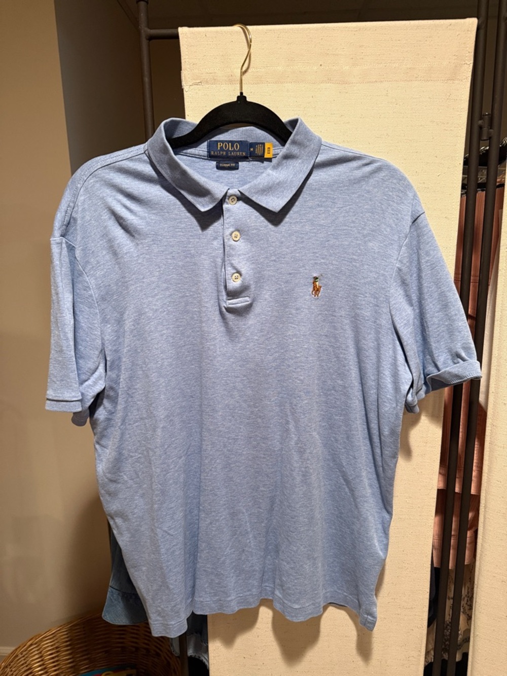 Polo by Ralph Lauren Light Blue Men’s Short-Sleeve Polo